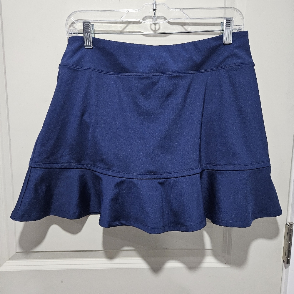 Tommy Bahama Women's Blue Ruffle Skirt